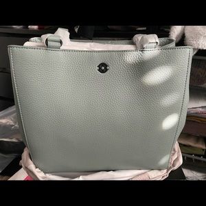 Dagne Dover small Allyn tote in sea mist